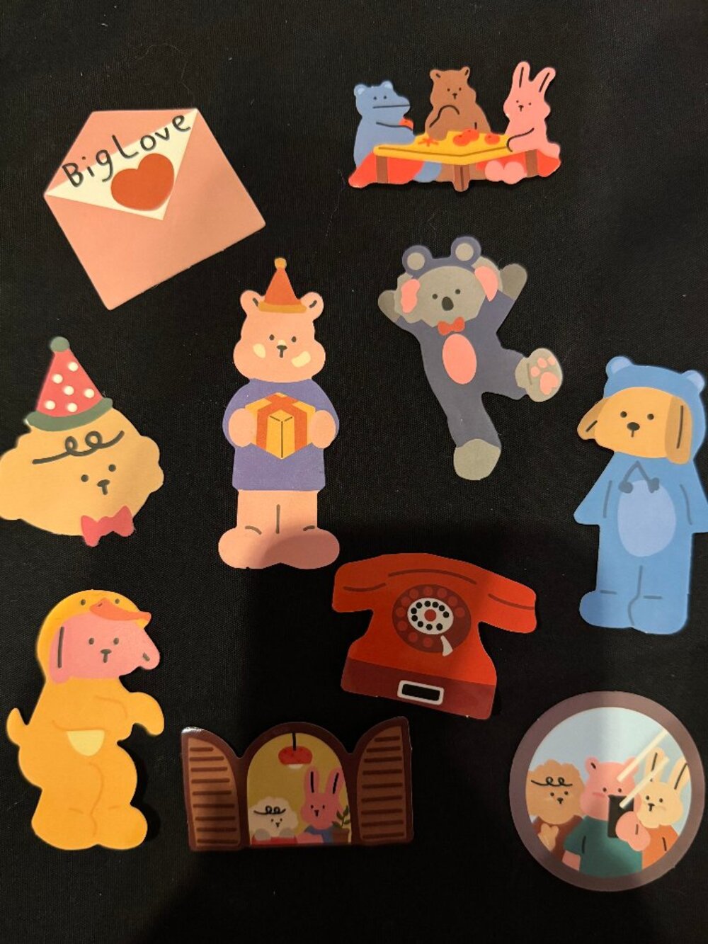 Birthday Party Sticker Set (10 pc)